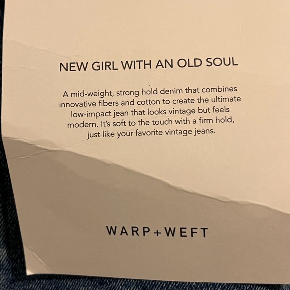 Warp + Weft NCE Nice Cote Wide Leg High Rise Jeans size 6 - Picture 9 of 12